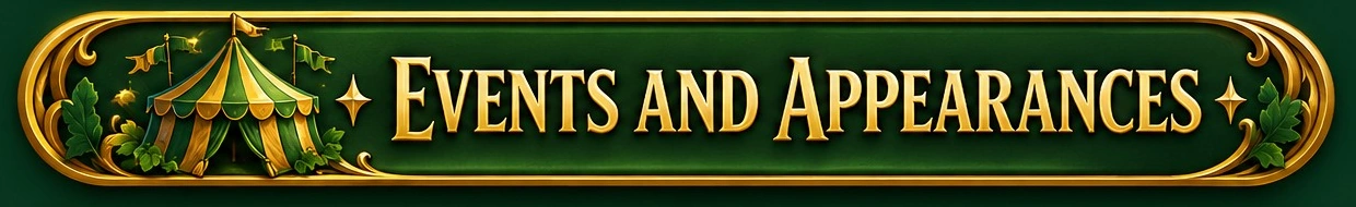 Events and appearances