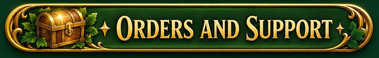 Orders and support